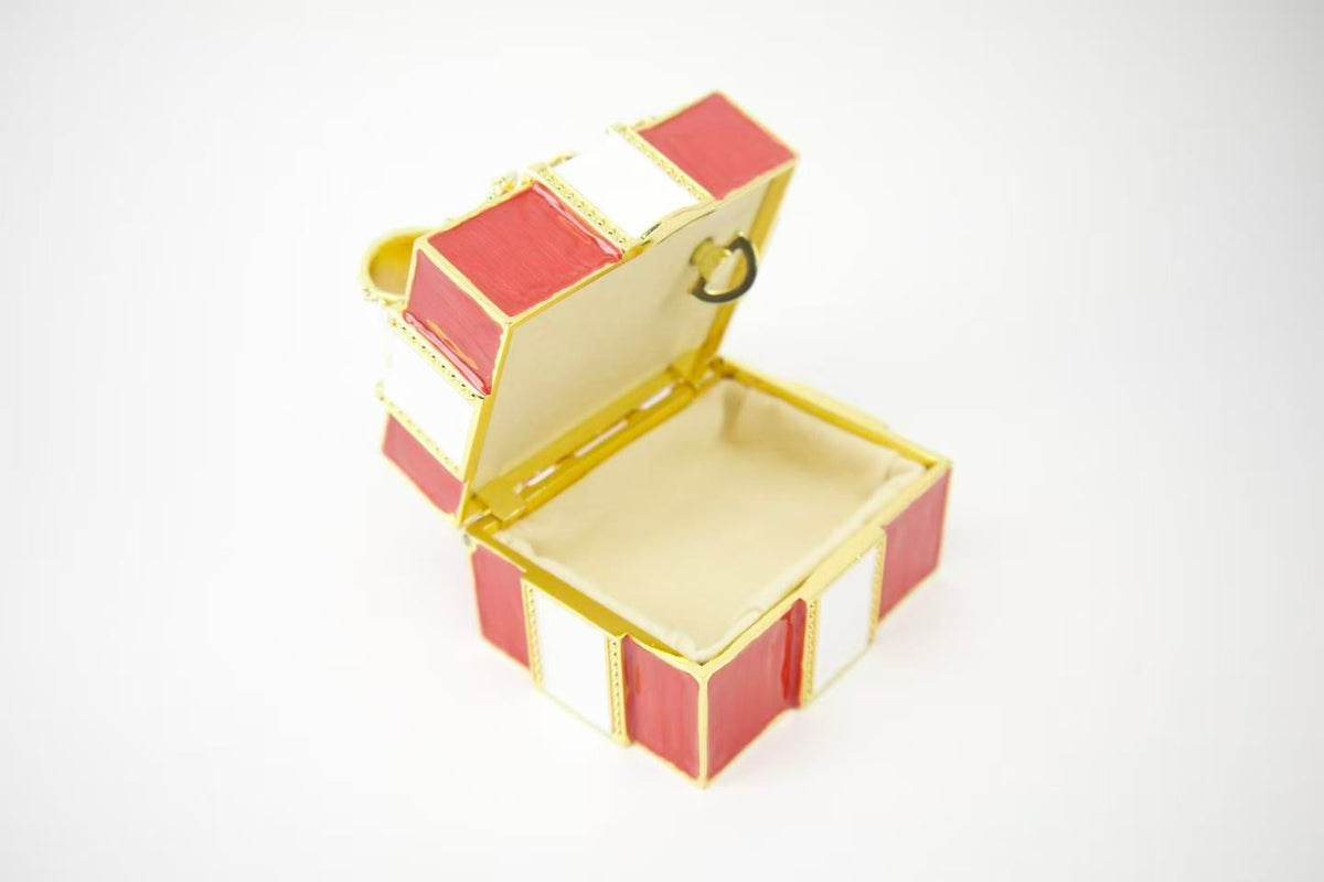 Hokkaido Otaru Coquette Bow Musical Jewelry Box