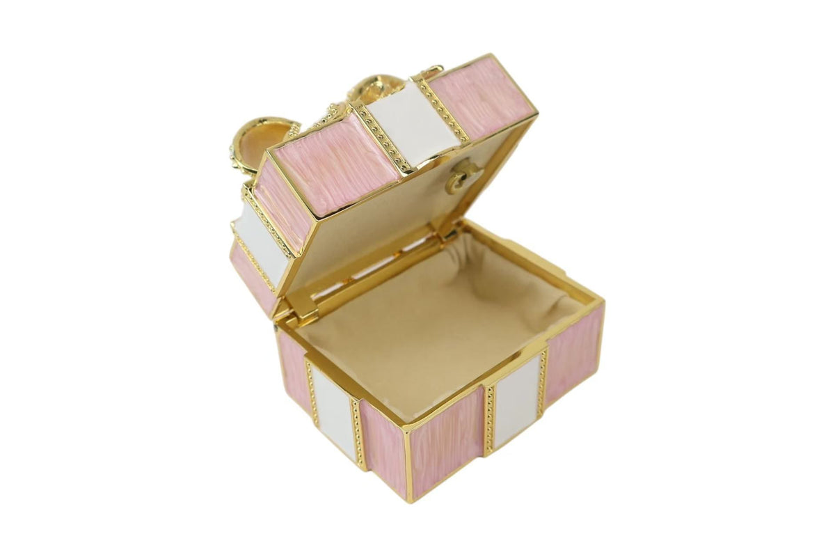 Hokkaido Otaru Coquette Bow Musical Jewelry Box
