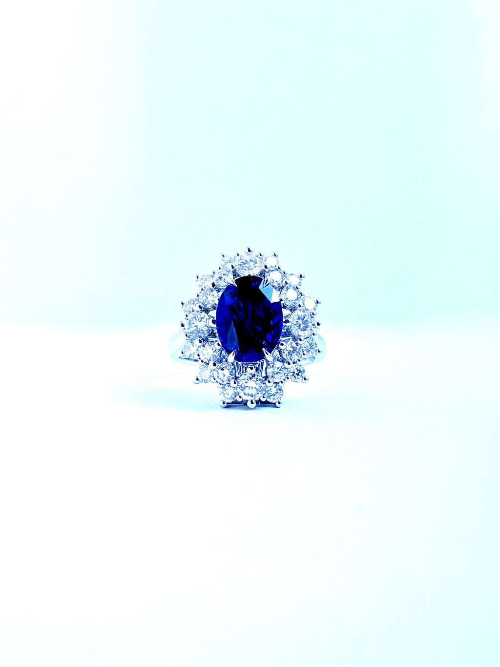 Sapphire Necklace/Ring Multi-Function