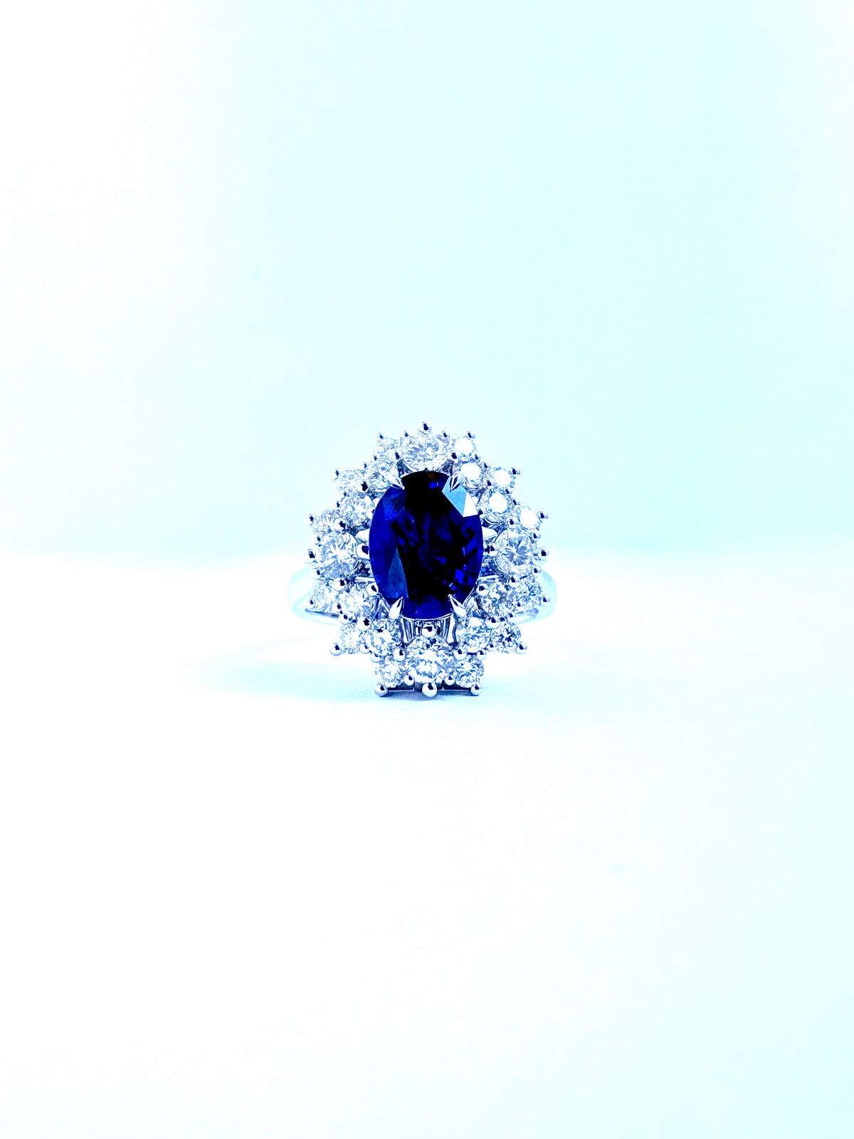 Sapphire Necklace/Ring Multi-Function