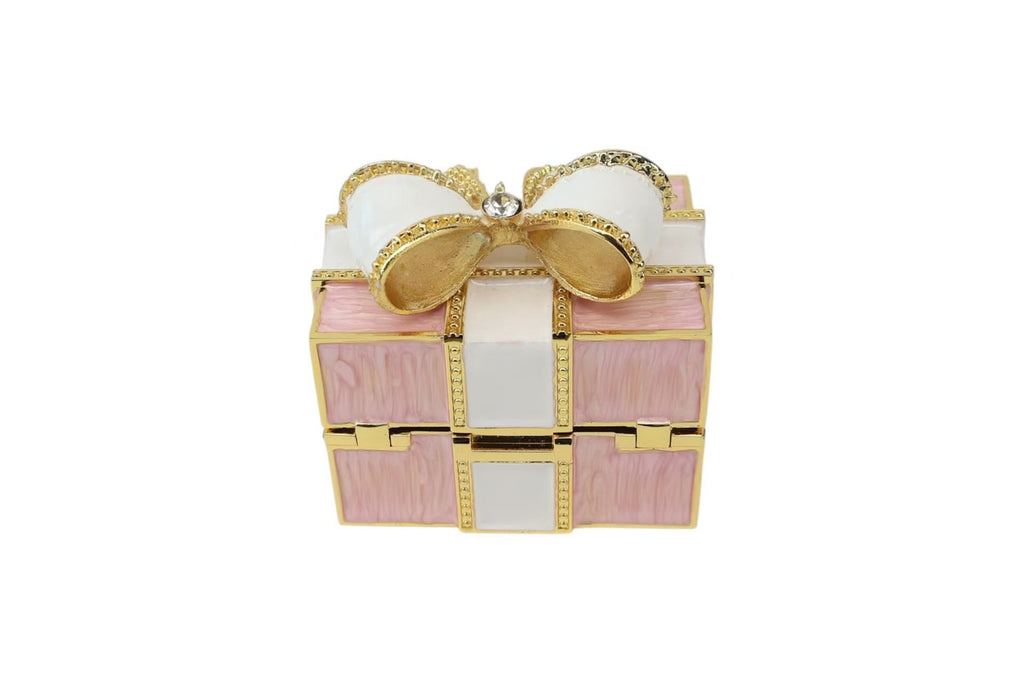 Hokkaido Otaru Coquette Bow Musical Jewelry Box