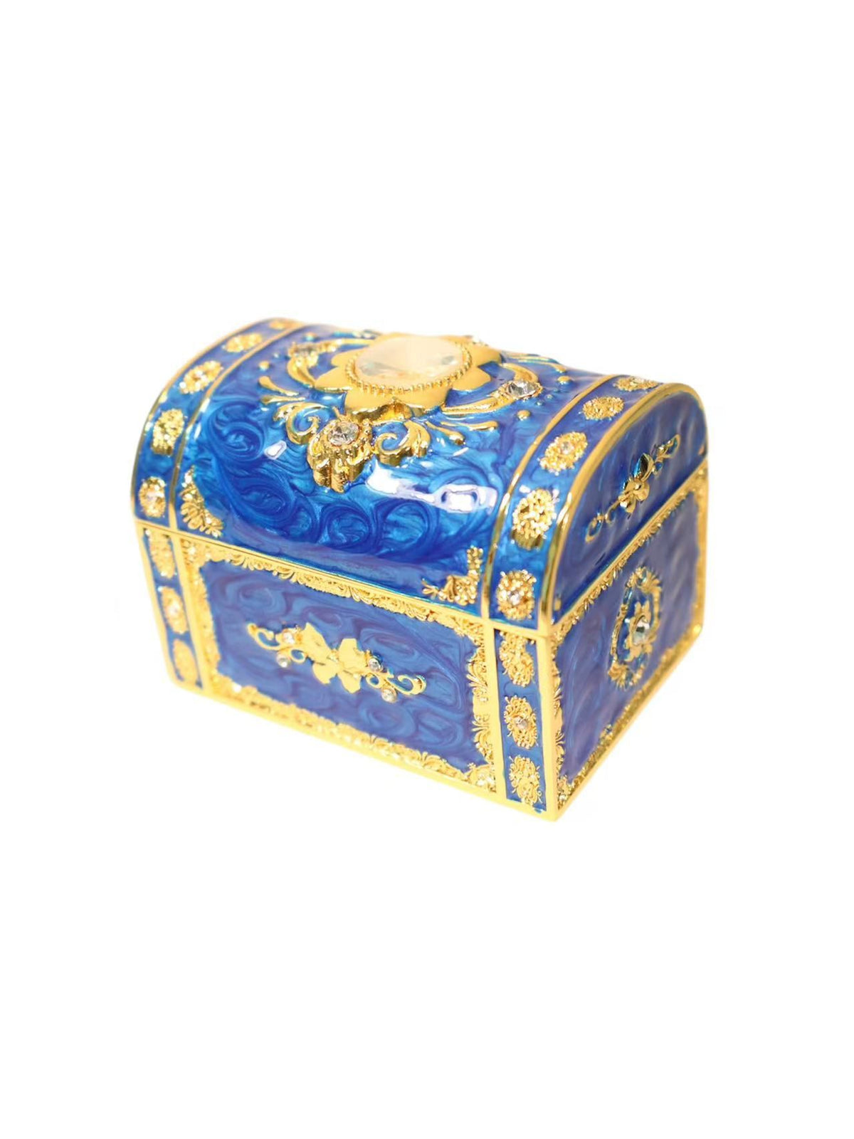 Hokkaido Otaru Crystal Embellished Musical Jewelry Box