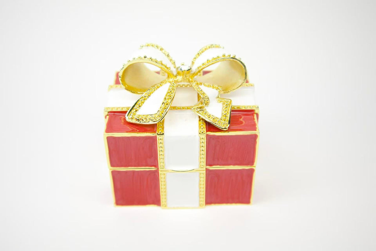 Hokkaido Otaru Coquette Bow Musical Jewelry Box