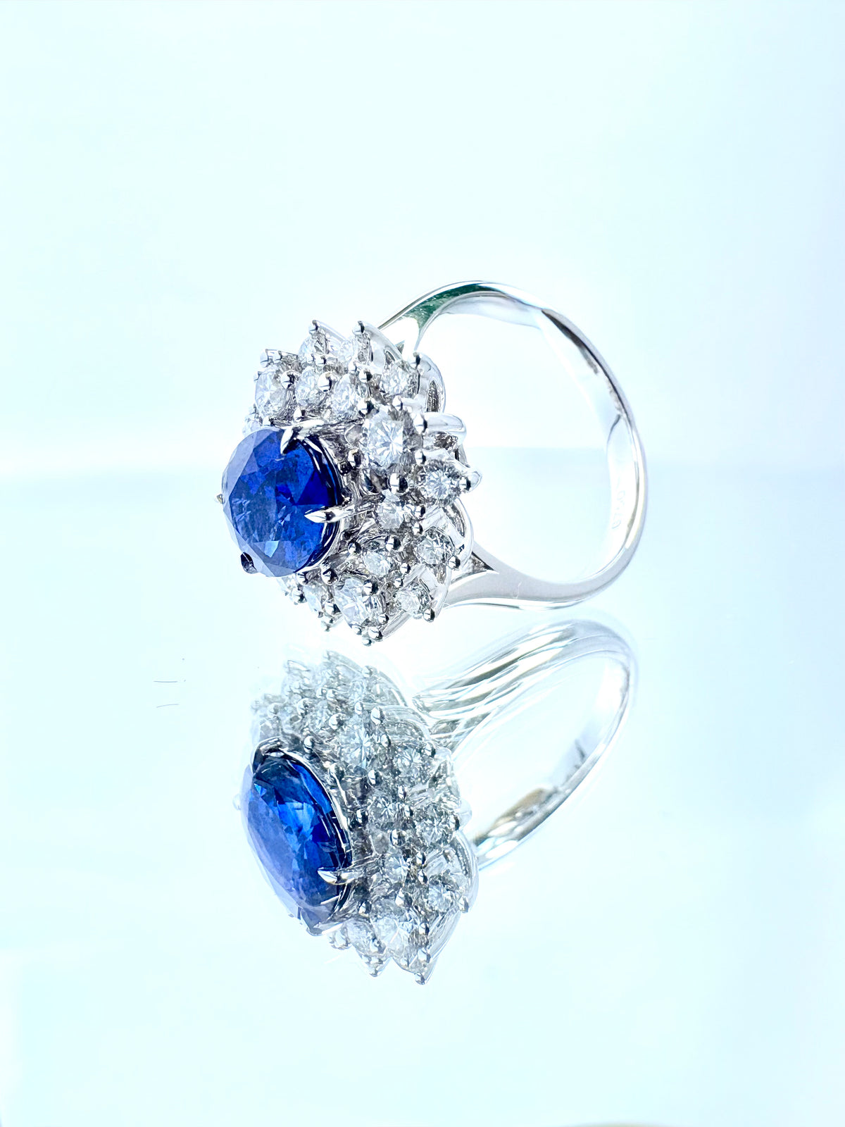 Sapphire Necklace/Ring Multi-Function