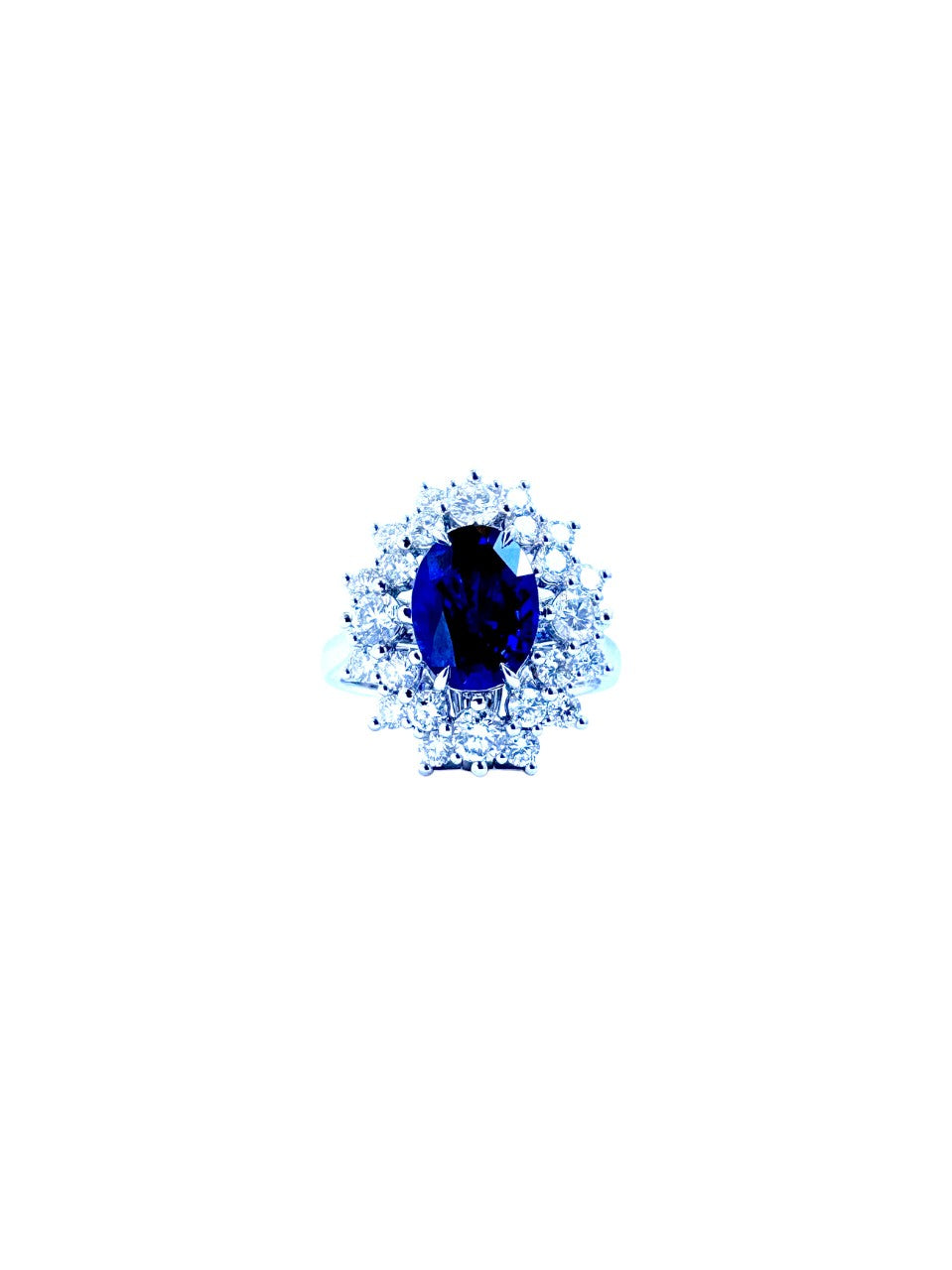 Sapphire Necklace/Ring Multi-Function