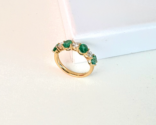 Green Emerald Ring